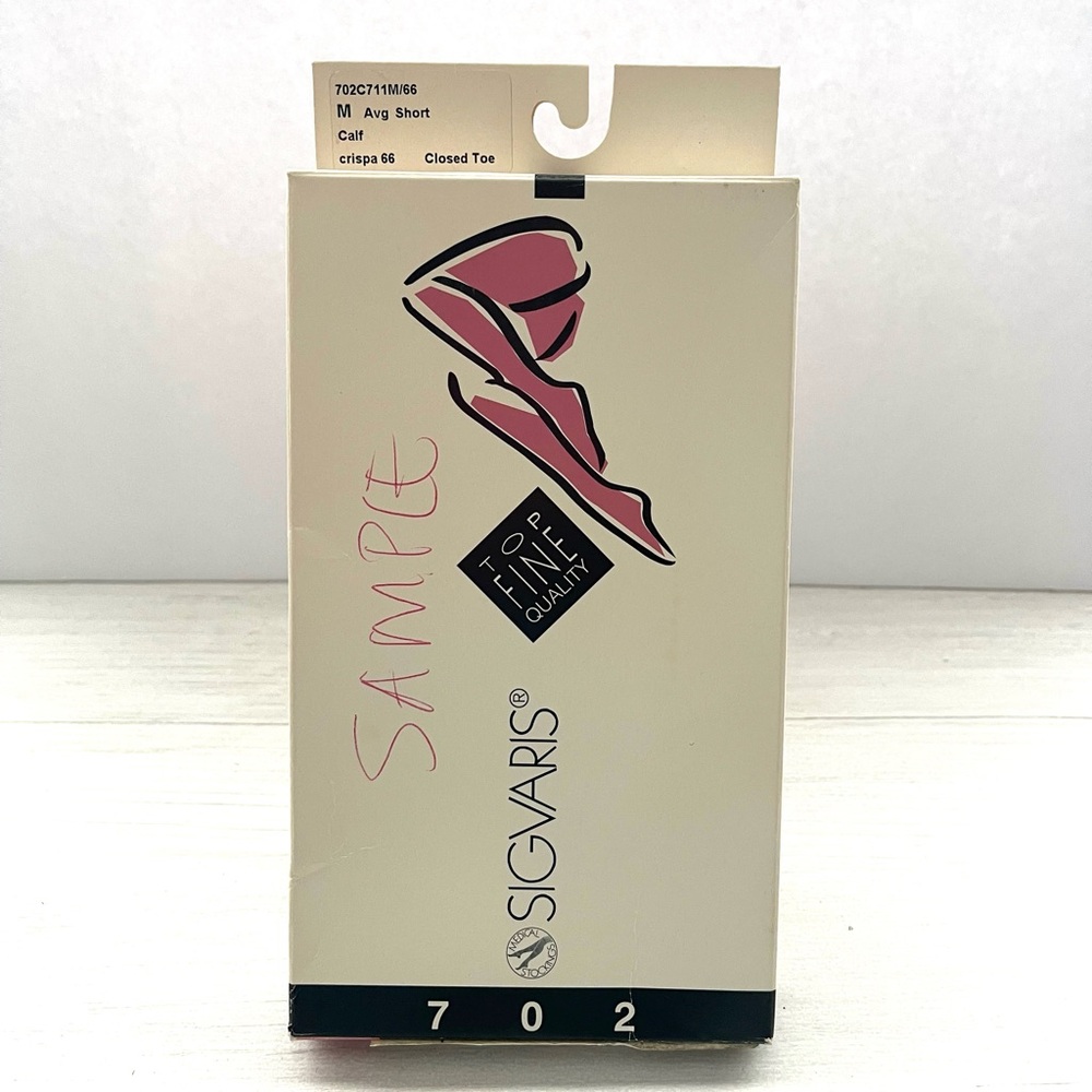 SIGVARIS 702 Ccl2 Compression Stockings Closed Toe Nude Medium Avg Short-Sample